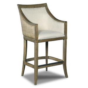 Hooker Furniture Stools Light Sea Breeze - Tropical Barstool